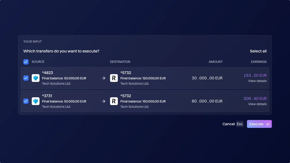 Cash Optimisation with TellMe by Embat
